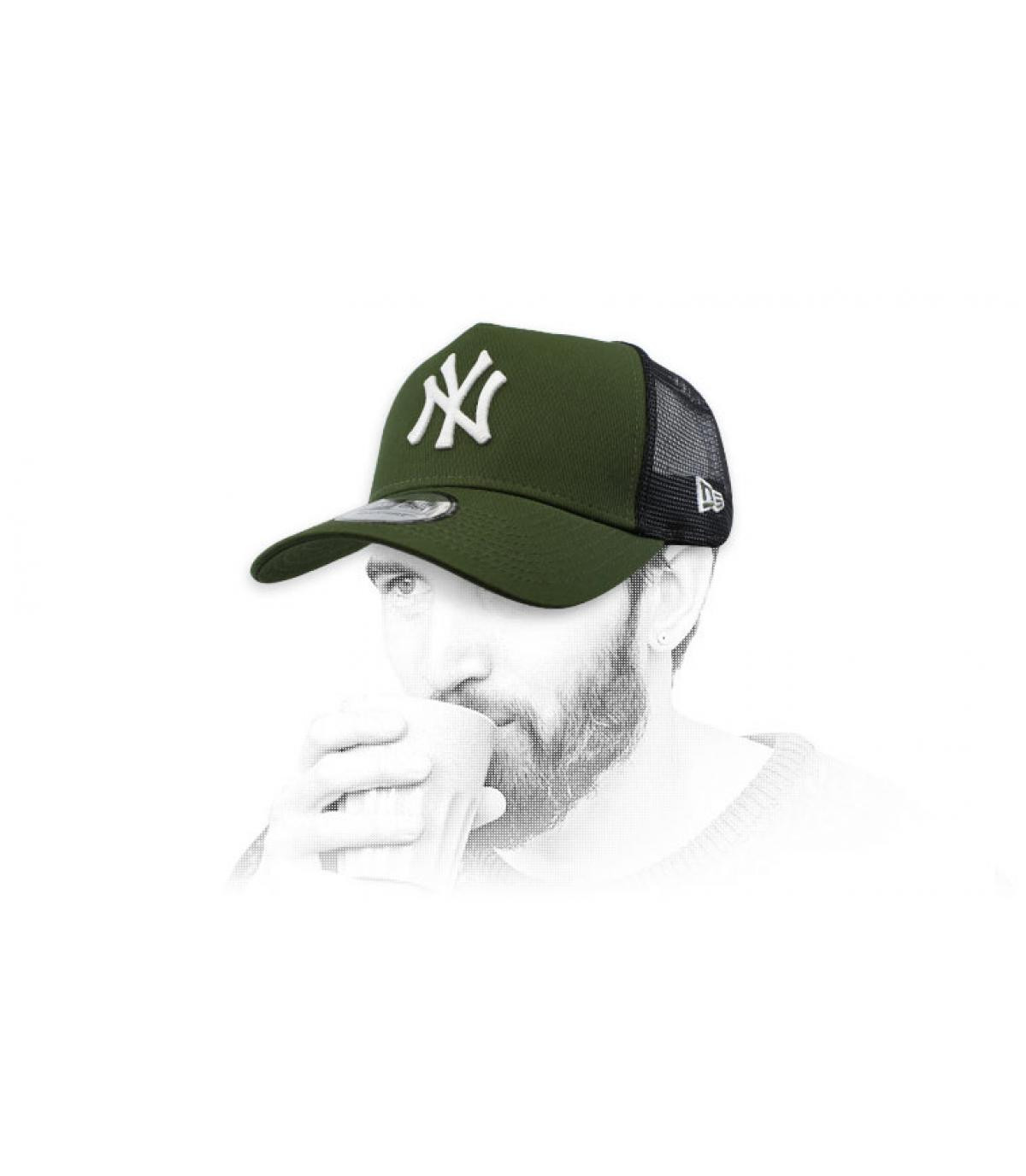 Trucker NY grün Trucker League Ess NY rifle green Trucker NY grün Trucker League Ess NY rifle green